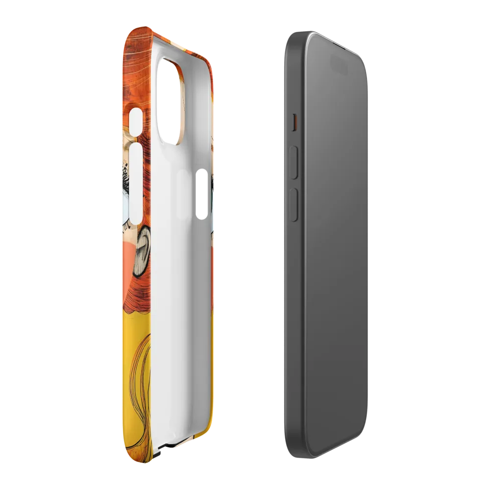 Whimsical Portrait of a Girl | Phone Case |  15 | Snap Case | Matte