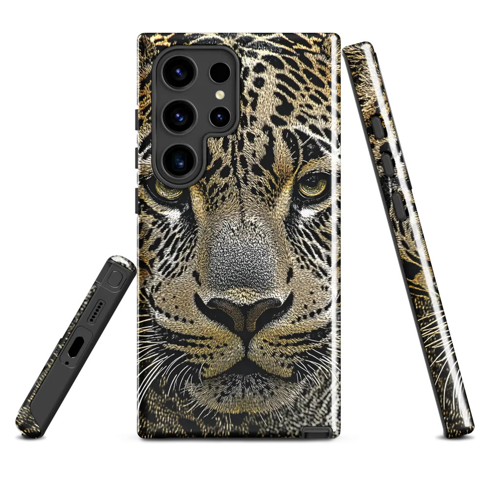 The Majestic Gaze: Portrait of a Leopard