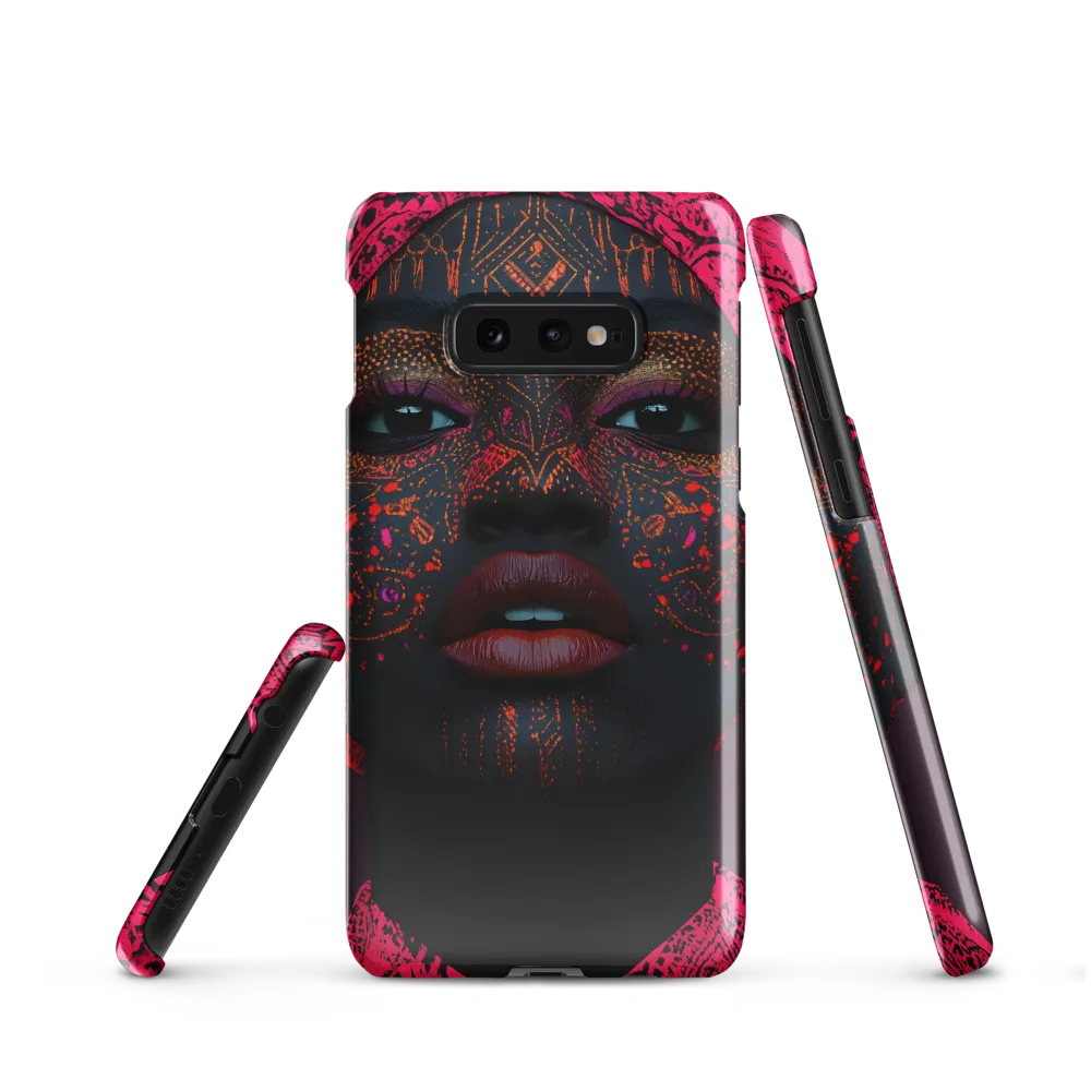 Neon Adornments: A Portrait of Cultural Expression