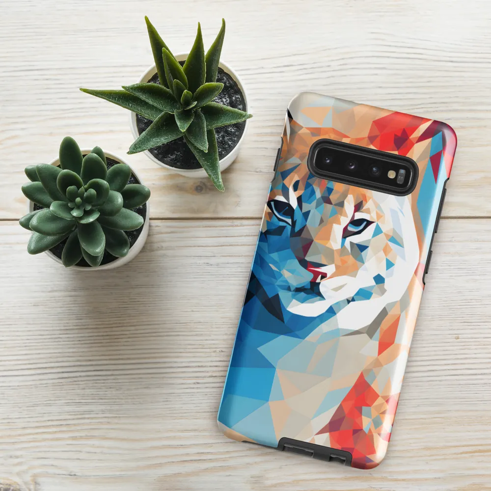 Facets of Feline Wonder | Phone Case |  S10 Plus | Tough Case | Glossy