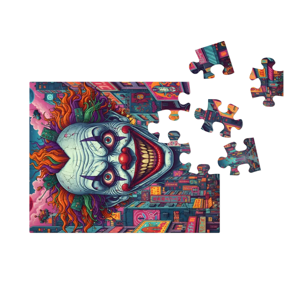 Neon Nightmare 
 Jigsaw Puzzle in Tin Box