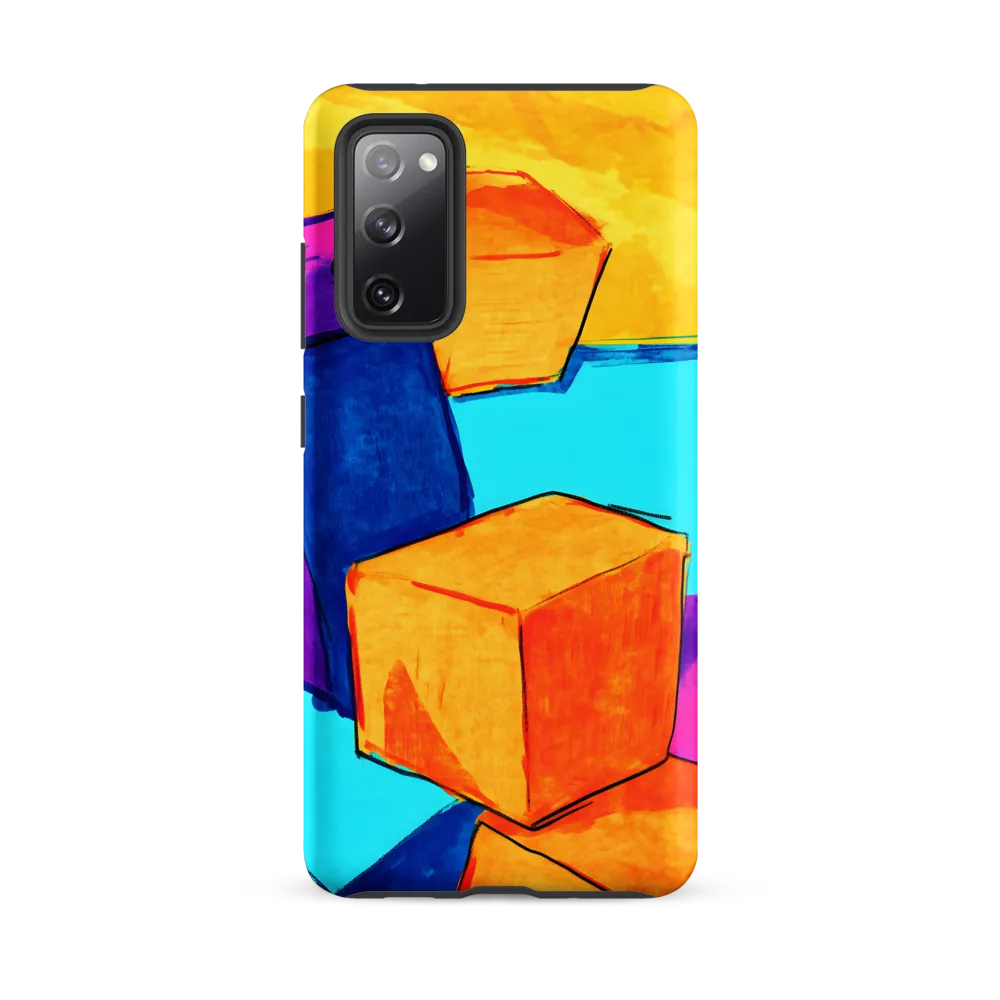 Playful Cubes in Vibrant Harmony