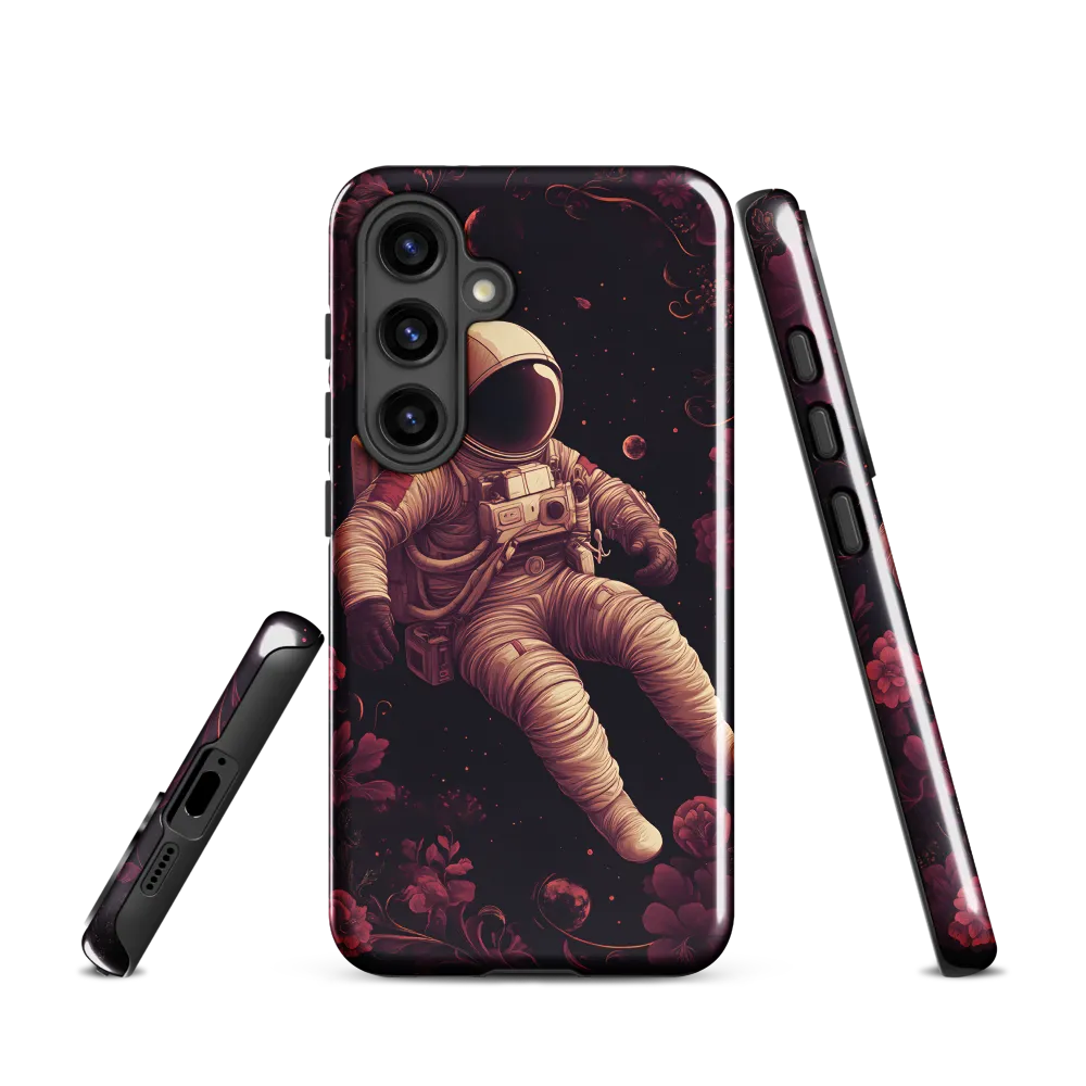 Cosmic Bloom: An Astronaut's Journey