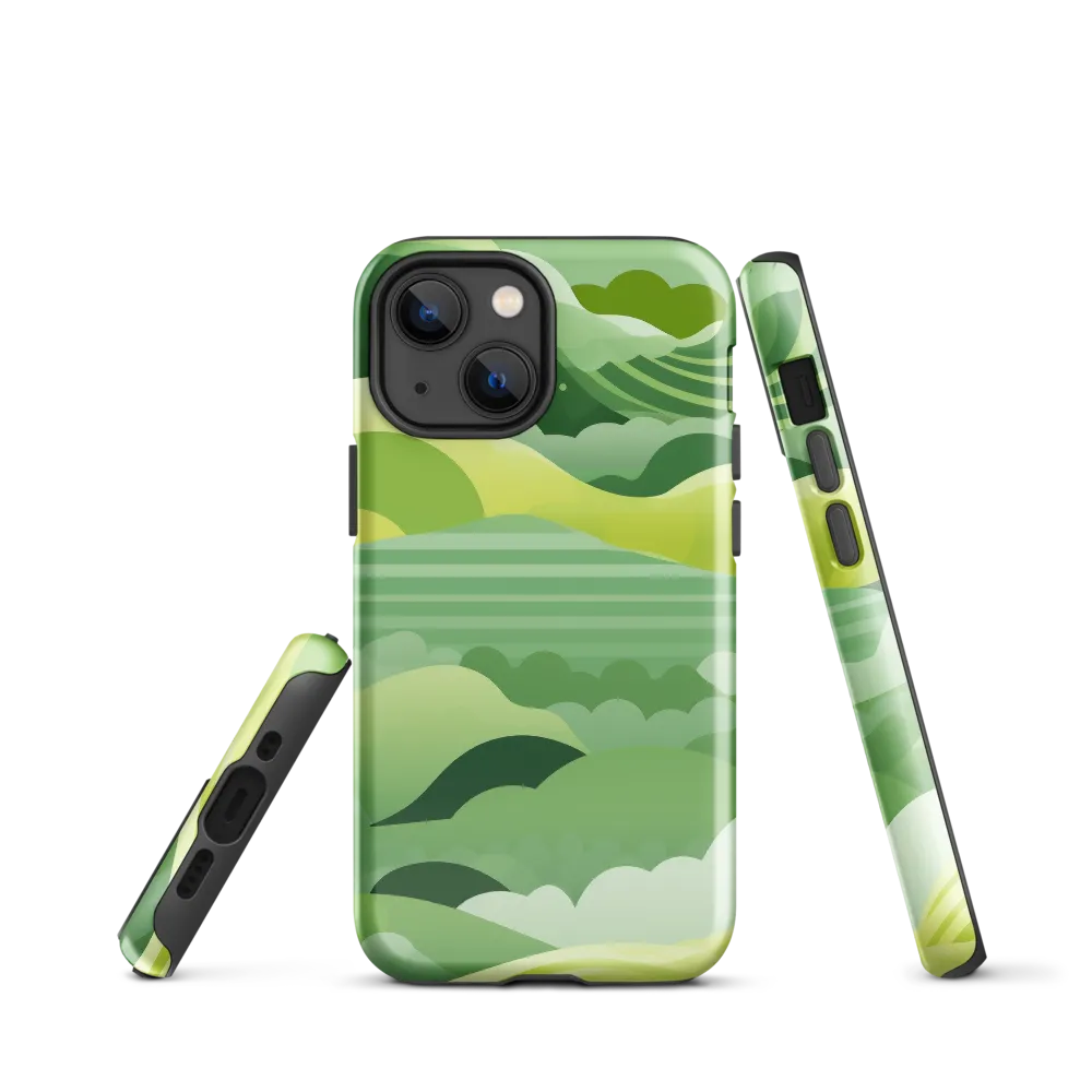 Tranquility in Green Waves