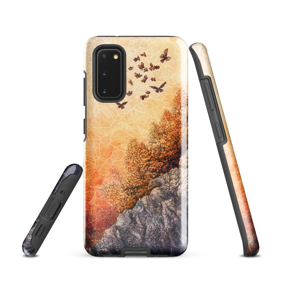 Fluttering Dreams of Serenity | Phone Case |  S20 | Tough Case | Glossy