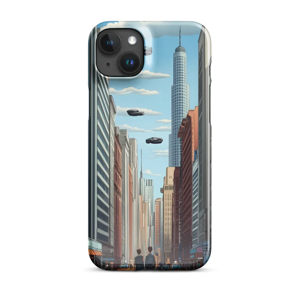 Futuristic Stroll through the Urban Skyline