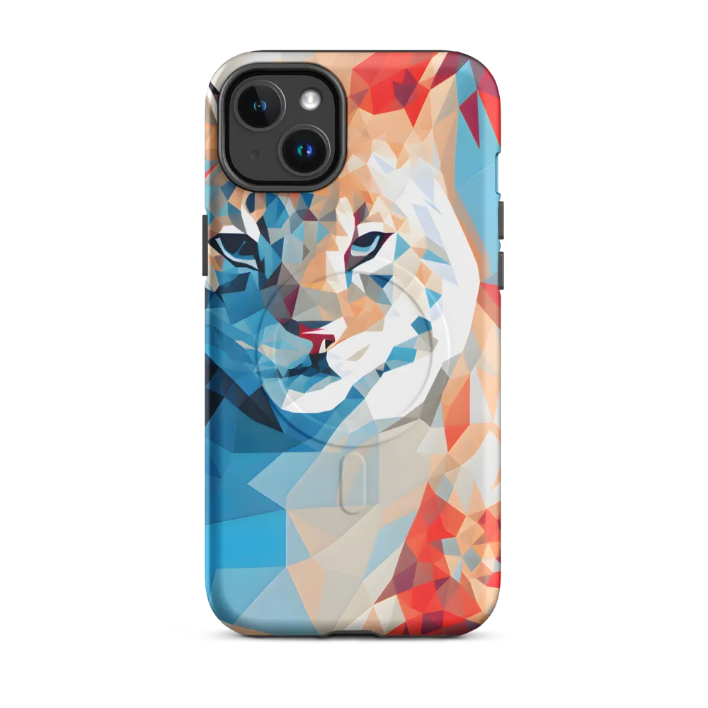 Facets of Feline Wonder | Phone Case |  14 Plus | MagSafe® Tough Case | Matte
