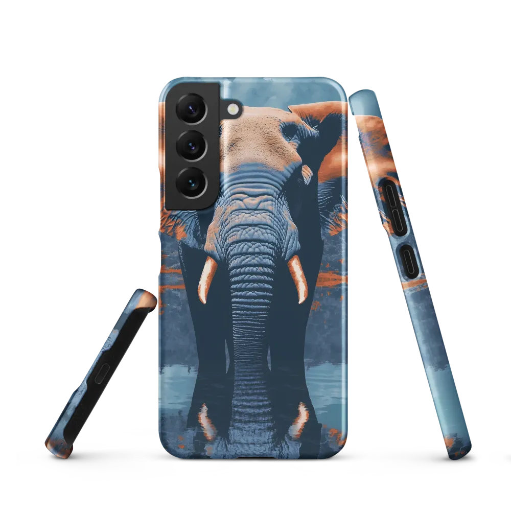 Majestic Reflection: The Elephant's Serenade