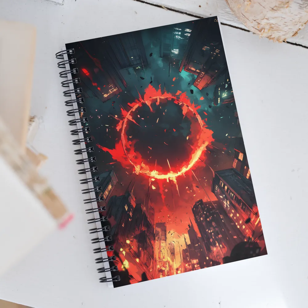 Eclipse of Destruction | Spiral Notebook