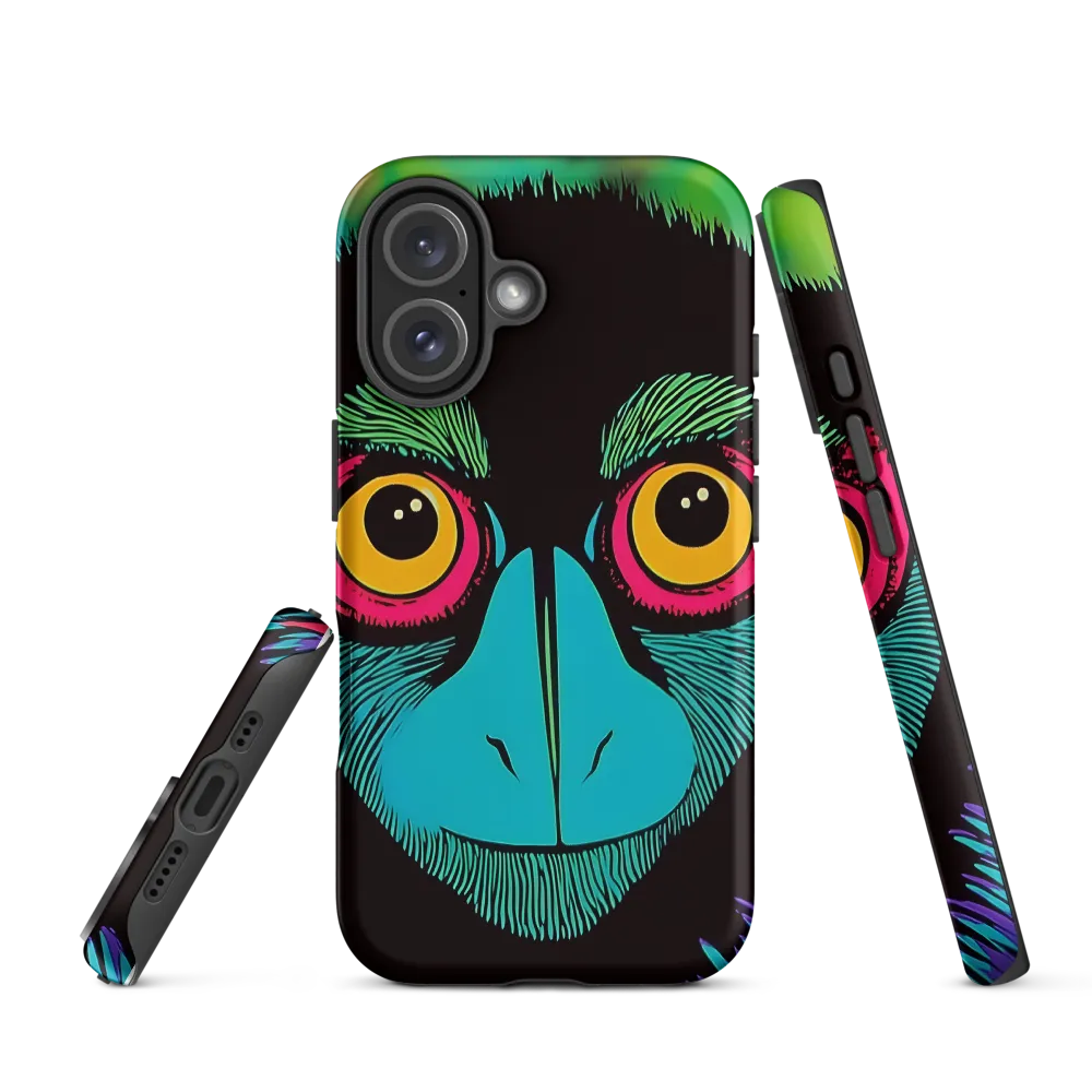 Whimsical Monkey Reflection | Phone Case |  16 | Tough Case | Matte