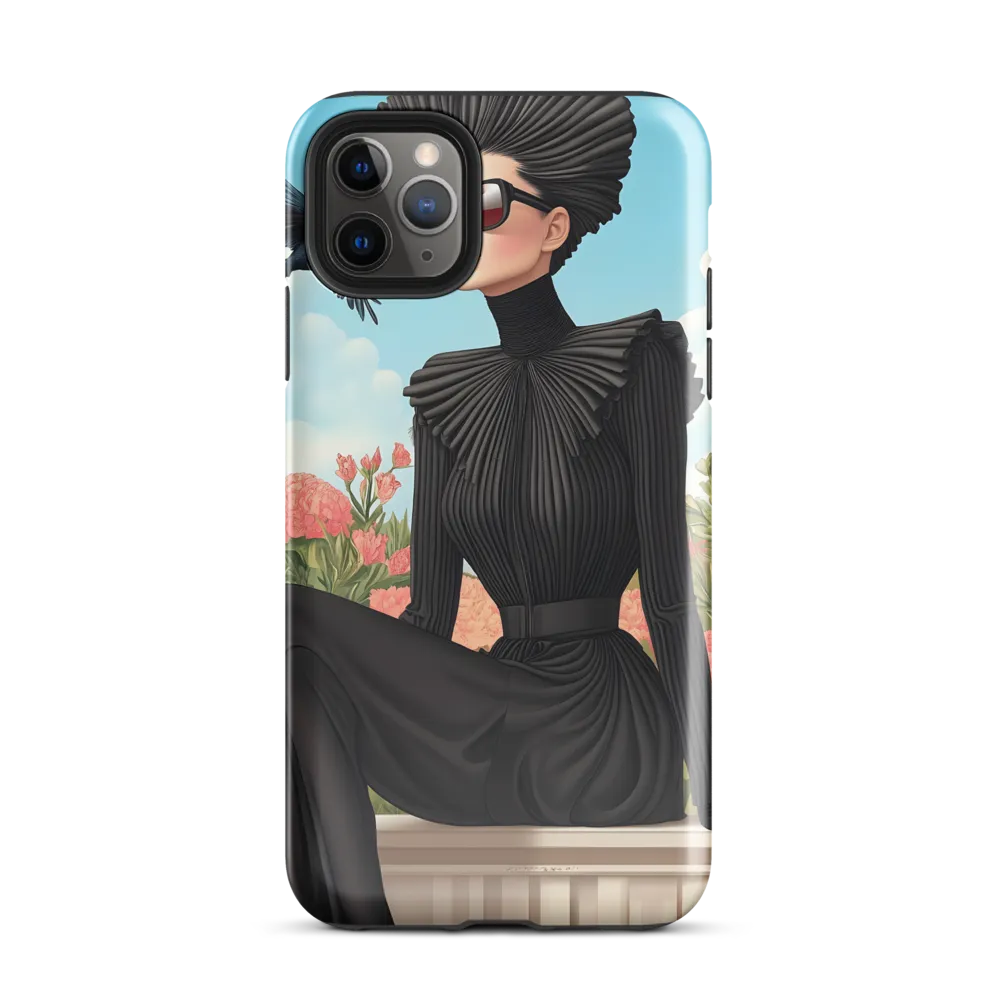 Chic Elegance in Bloom | Phone Case |  11 Pro Max | Tough Case | Glossy