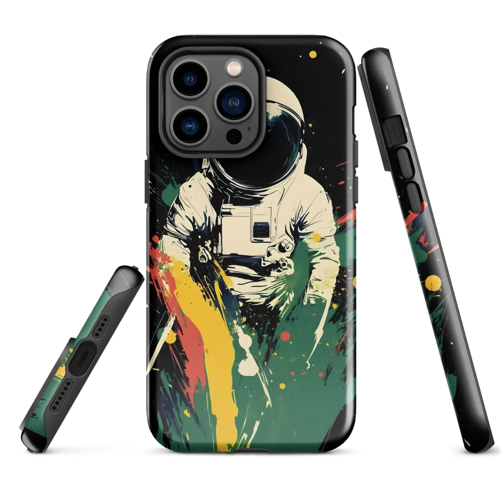 Cosmic Splash: The Astronaut's Journey