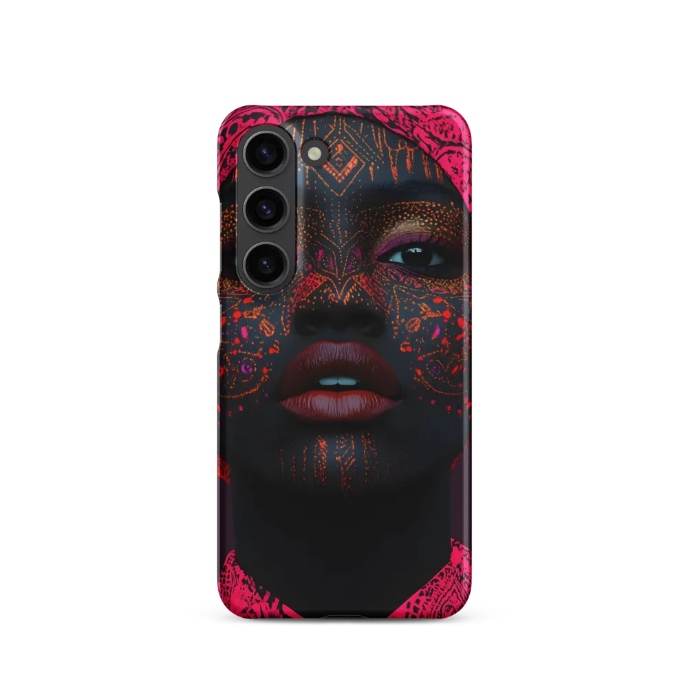 Neon Adornments: A Portrait of Cultural Expression