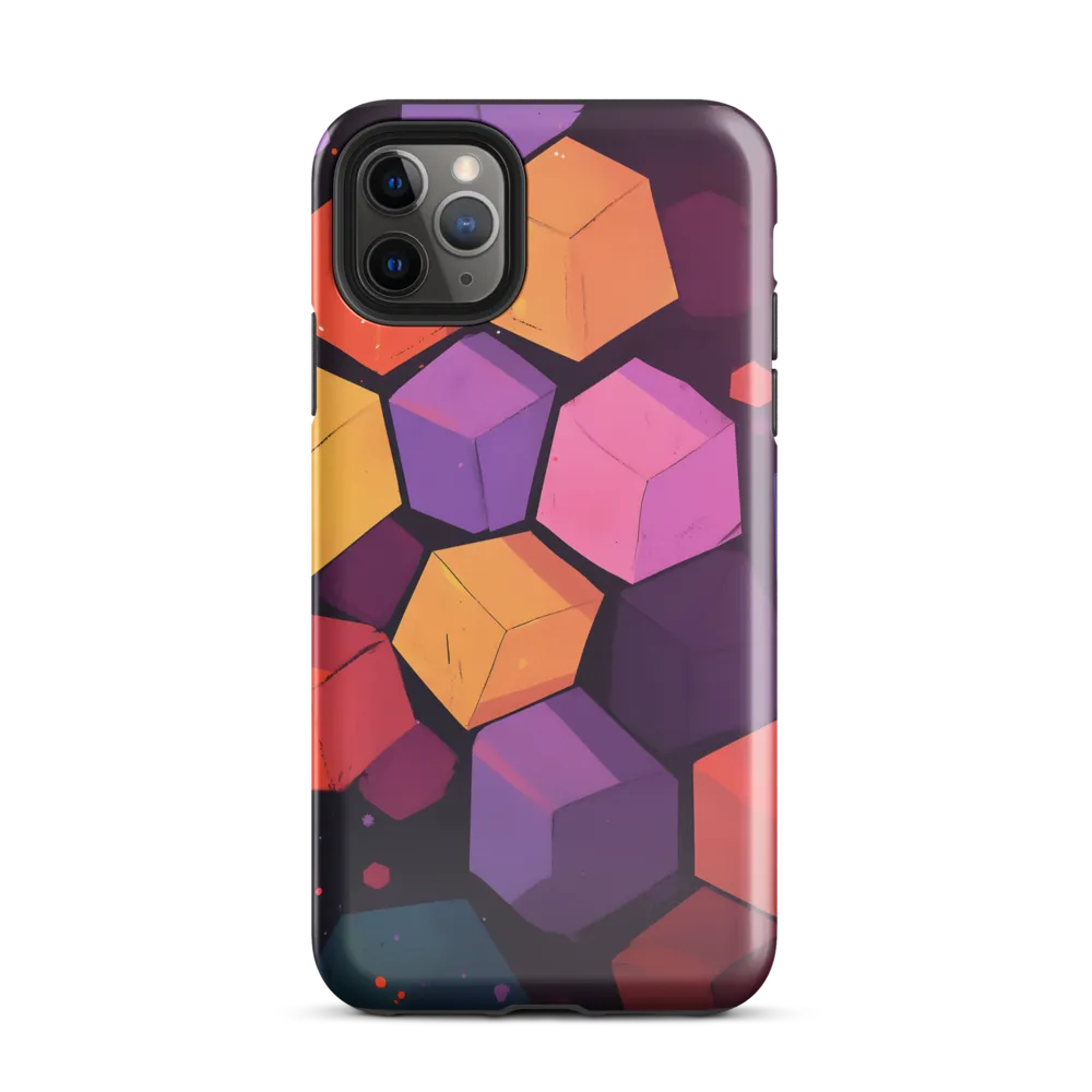 Dynamic Geometric Harmony | Phone Case |  11 Pro Max | Tough Case | Glossy