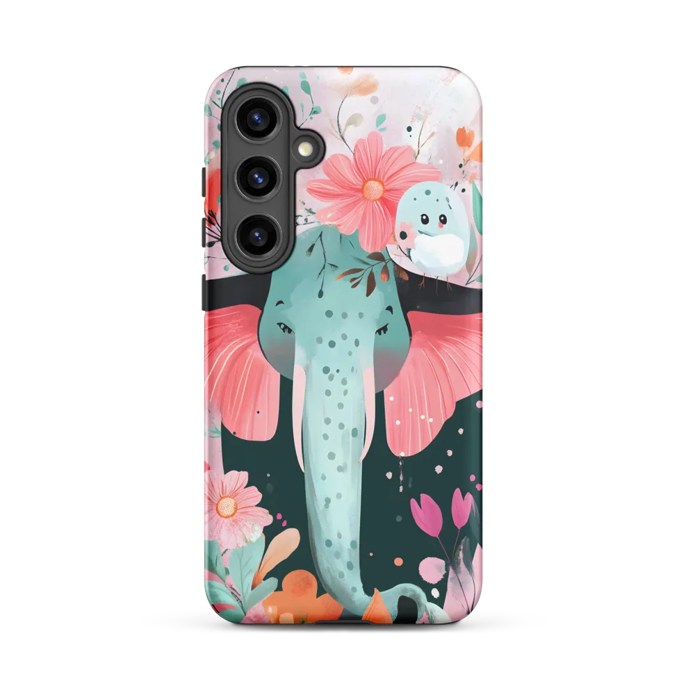 Whimsical Elephant in Bloom
