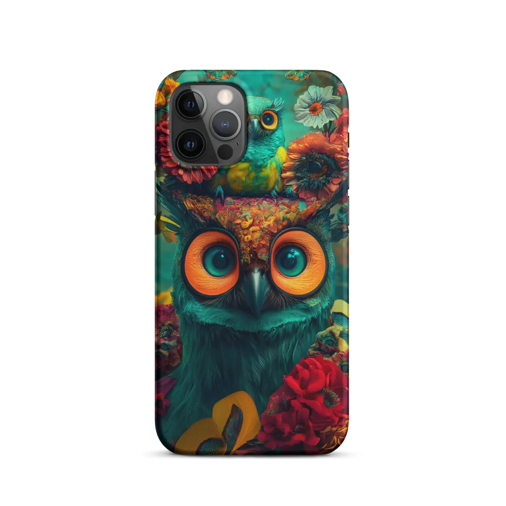 Majestic Harmony: The Floral Owl