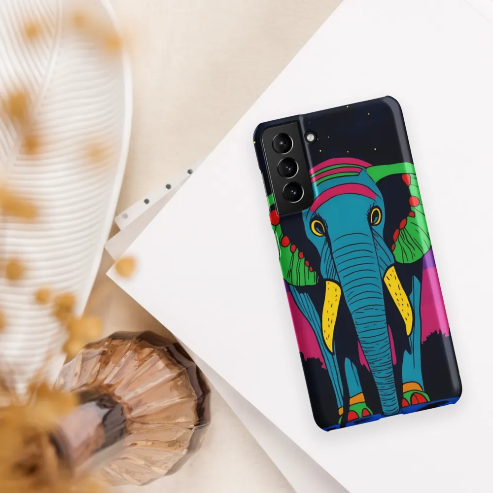 Whimsical Majesty: The Vibrant Elephant