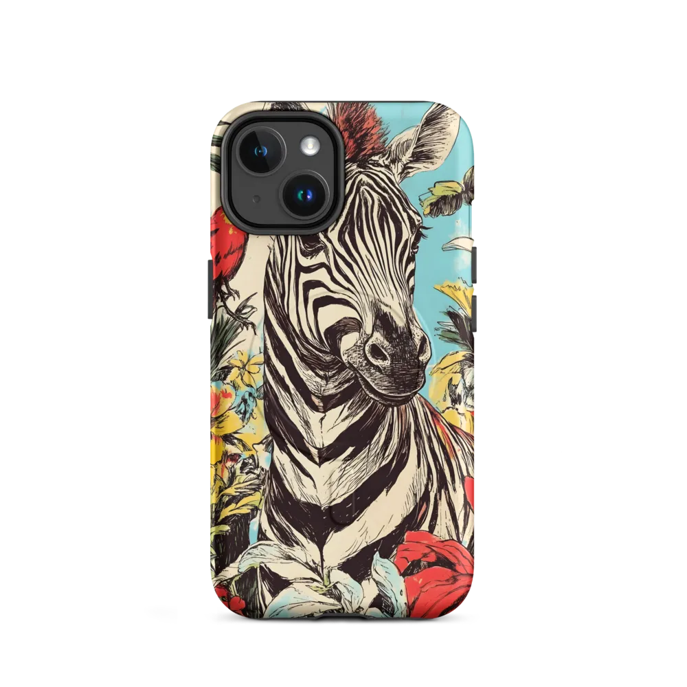 Zebra in Tropical Reverie