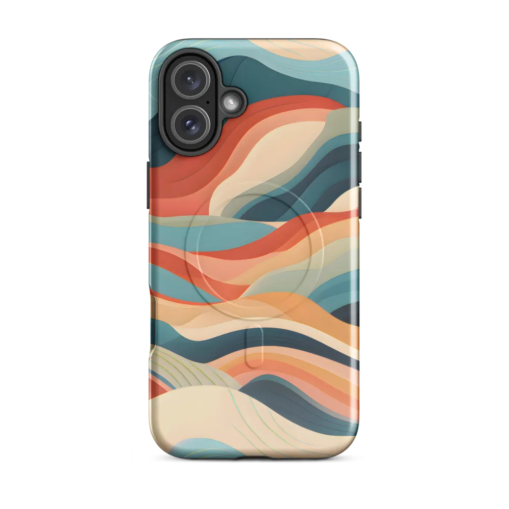 Waves of Tranquility | Phone Case |  16 Plus | MagSafe® Tough Case | Glossy