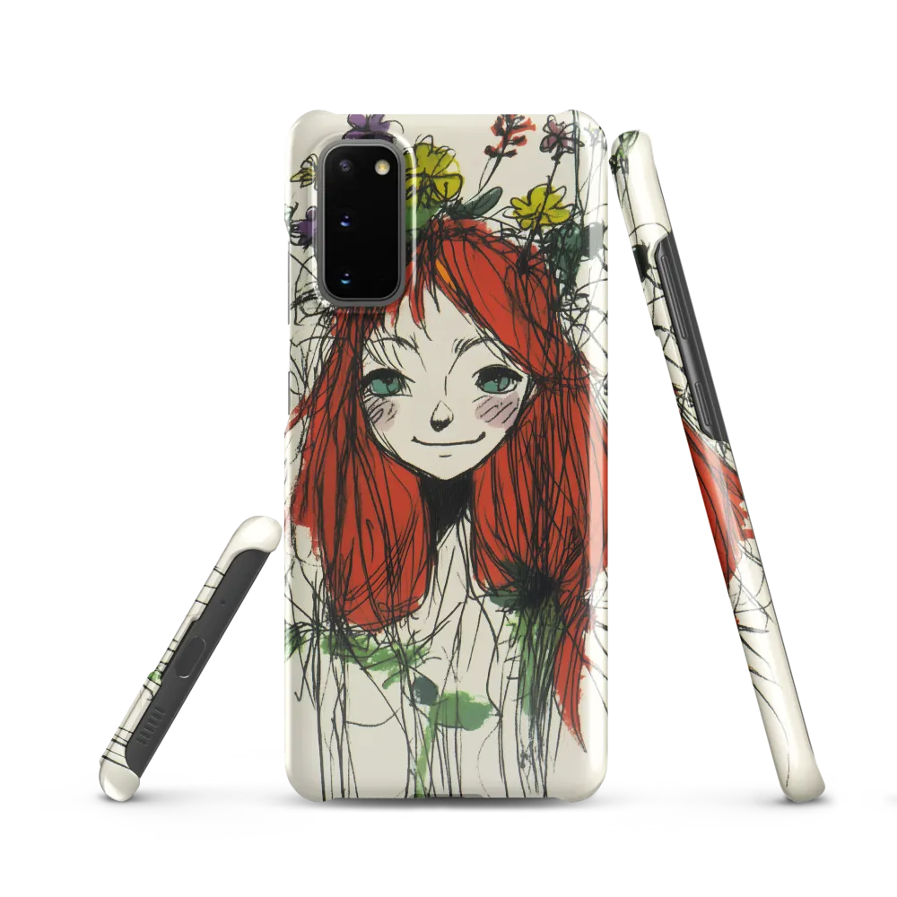 Whimsical Floral Portrait