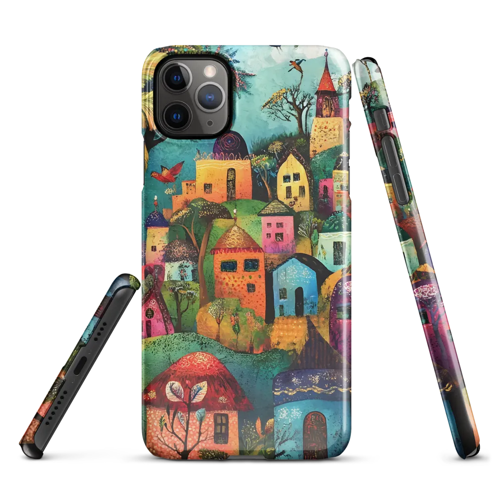 Whimsical Village Harmony | Phone Case |  11 Pro Max | Snap Case | Glossy