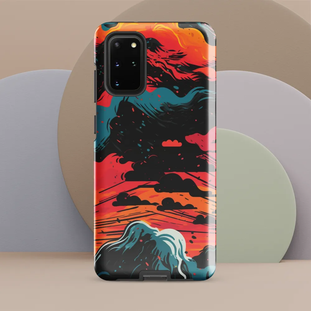 Ethereal Twilight: A Dramatic Landscape in Motion
