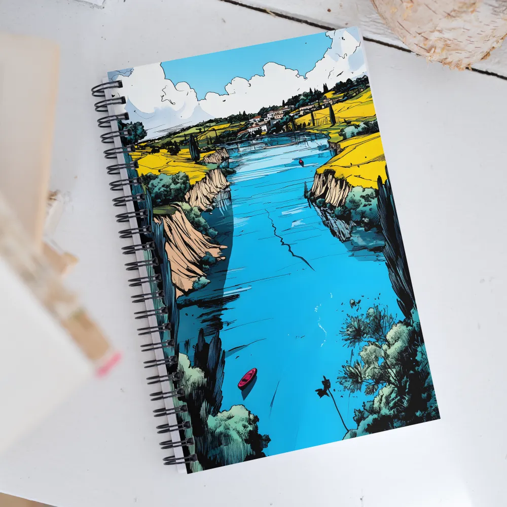 Serenity on the River | Spiral Notebook