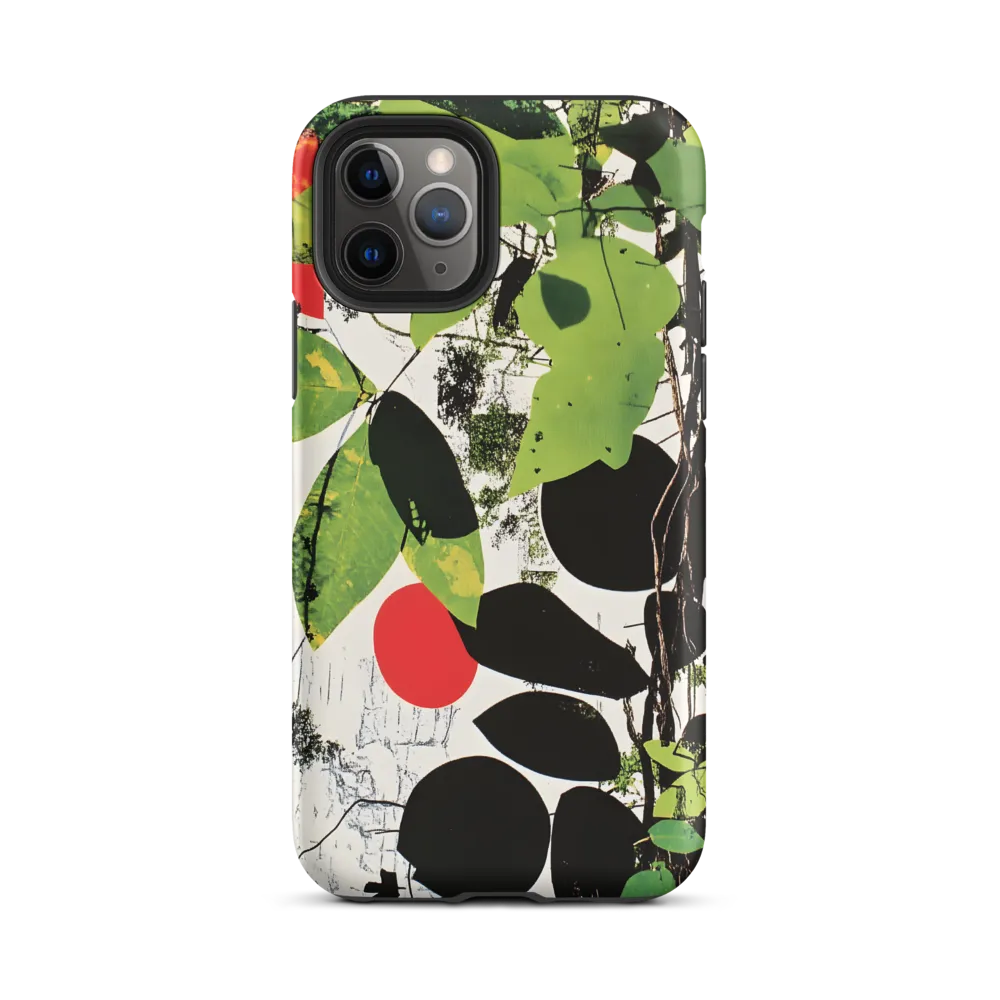 Nature's Geometry: A Contemporary Collage | Phone Case |  11 Pro | Tough Case | Matte