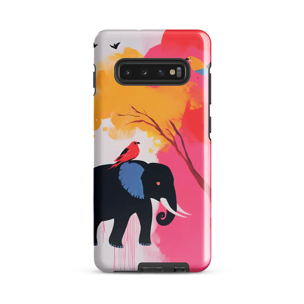 Whimsical Elephant | Phone Case |  S10 Plus | Tough Case | Glossy