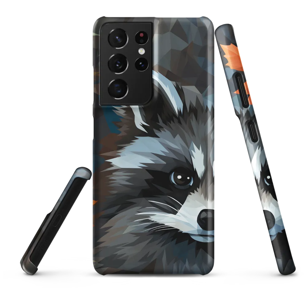 Whispers of Autumn: The Raccoon's Gaze
