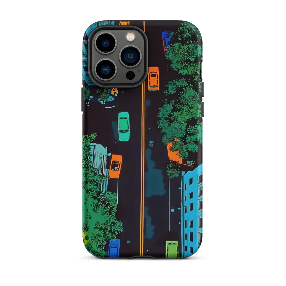 Urban Pulse: A Colorful Intersection