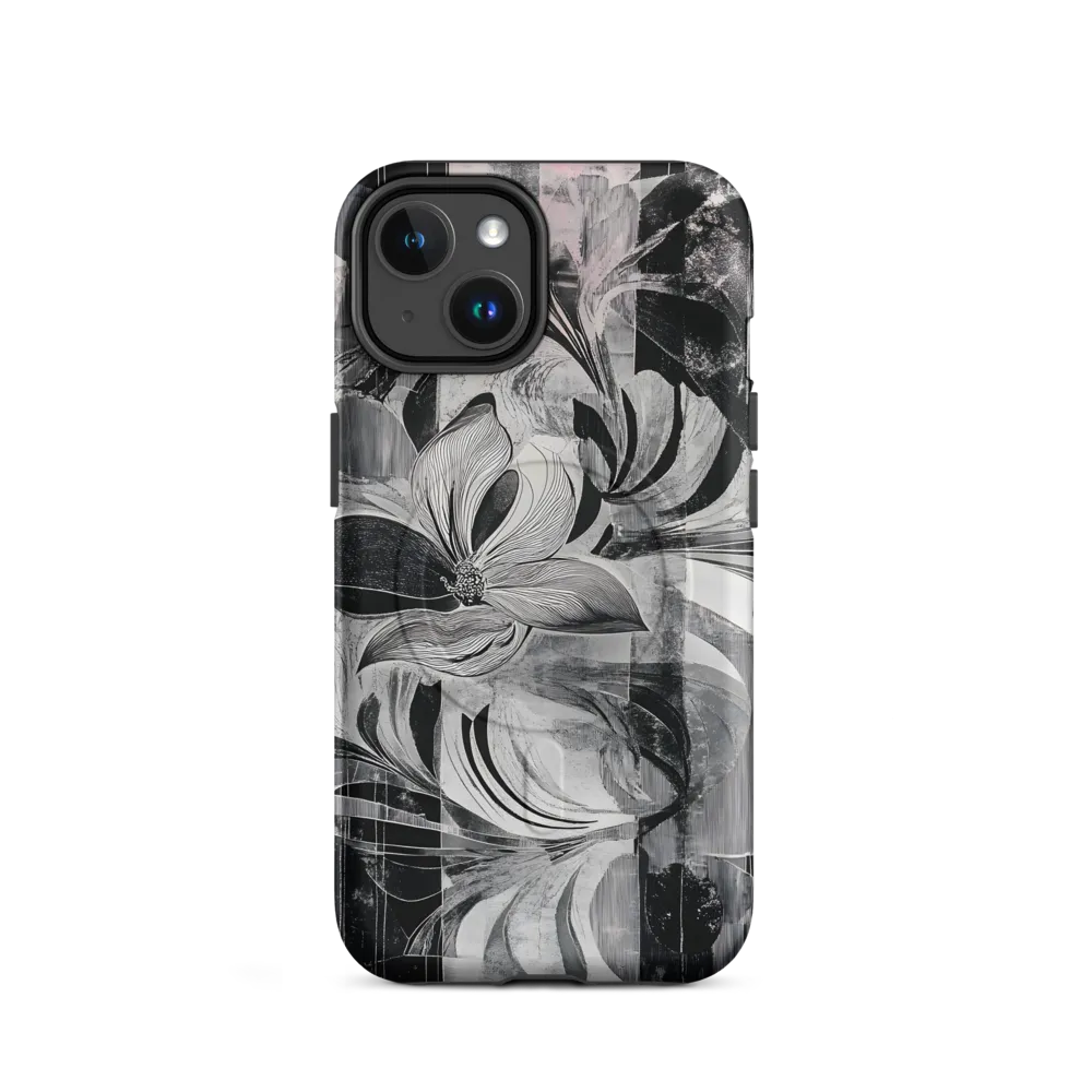 Floral Fusion in Monochrome