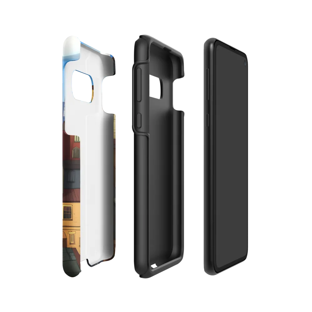 Urban Symphony: A Colorful Cityscape | Phone Case |  S10e | Tough Case | Matte