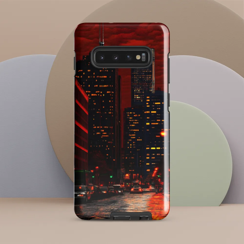 Eclipse Over Metropolis | Phone Case |  S10 Plus | Tough Case | Glossy