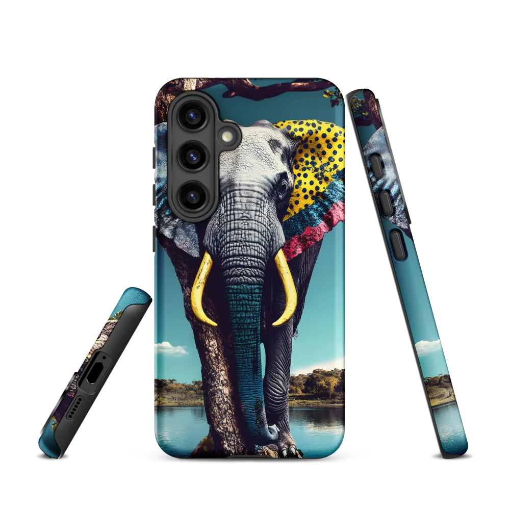 Playful Elegance: The Surreal Elephant