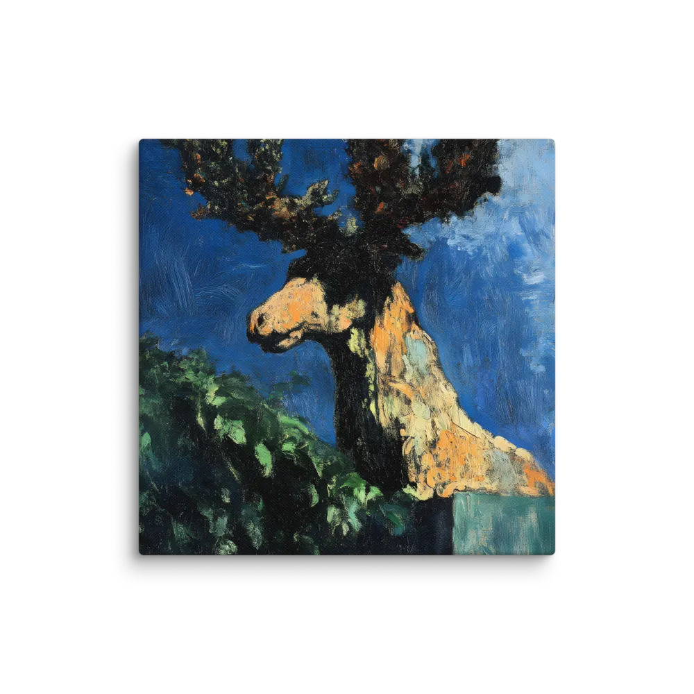 The Majestic Deer in Nature | Canvas | 14″×14″
