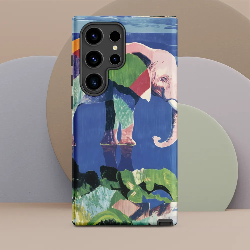 Serenity in Color: The Elephants of Reflection