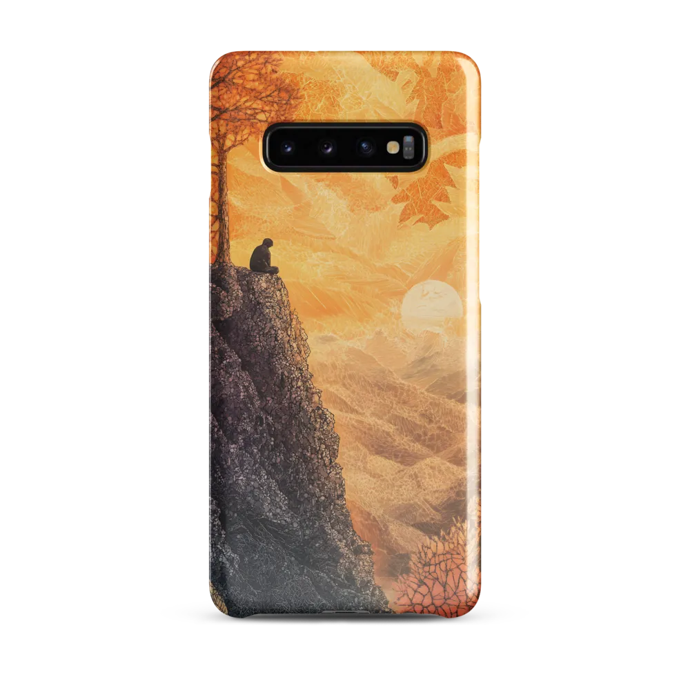 Solitude at Sunset | Phone Case |  S10 Plus | Snap Case | Glossy