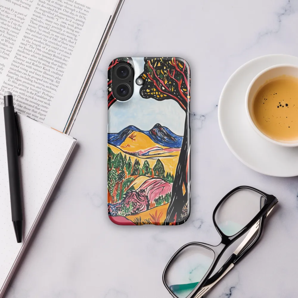 Vibrant Nature's Embrace | Phone Case |  16 Plus | Snap Case | Glossy