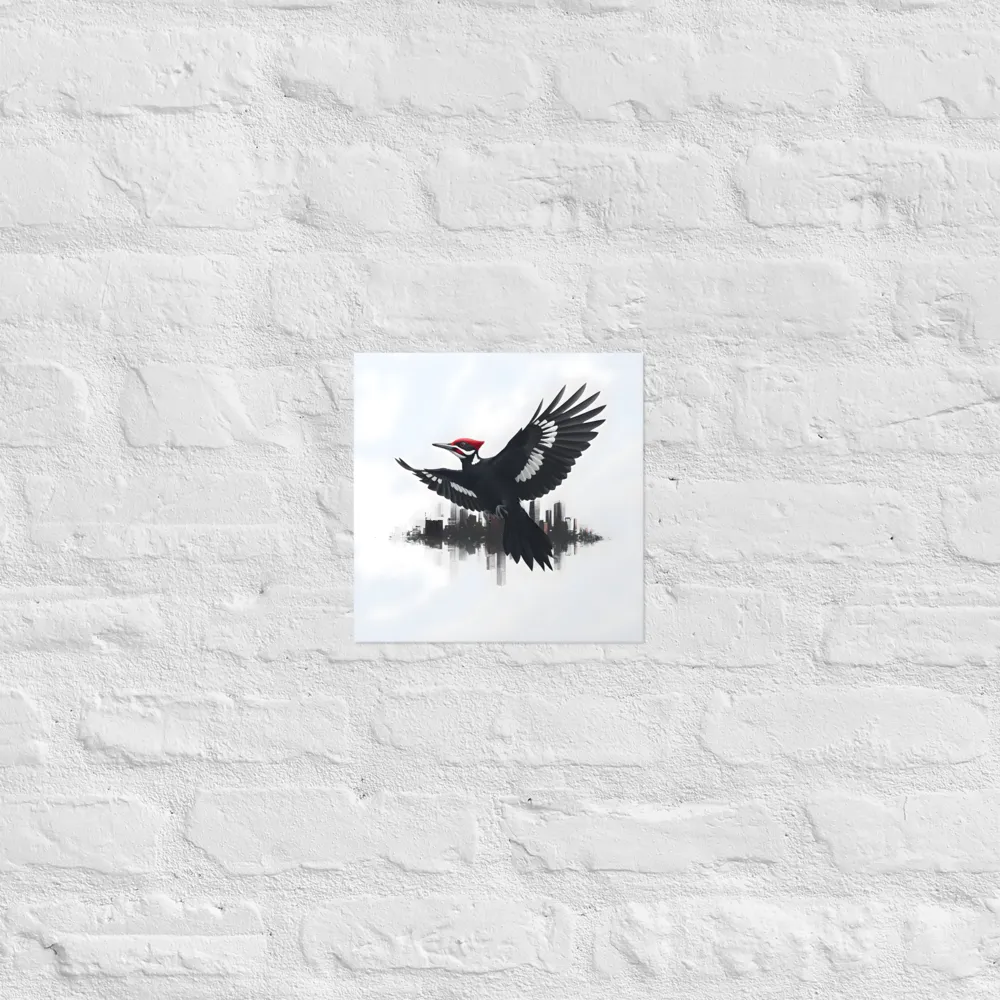 Urban Woodpecker 
 Poster | 10″x 10″