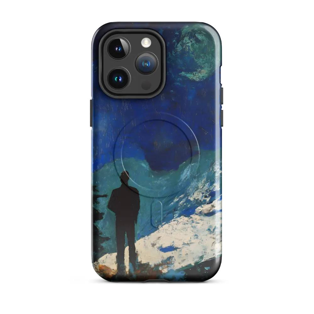 Celestial Contemplation | Phone Case |  14 Pro Max | MagSafe® Tough Case | Glossy