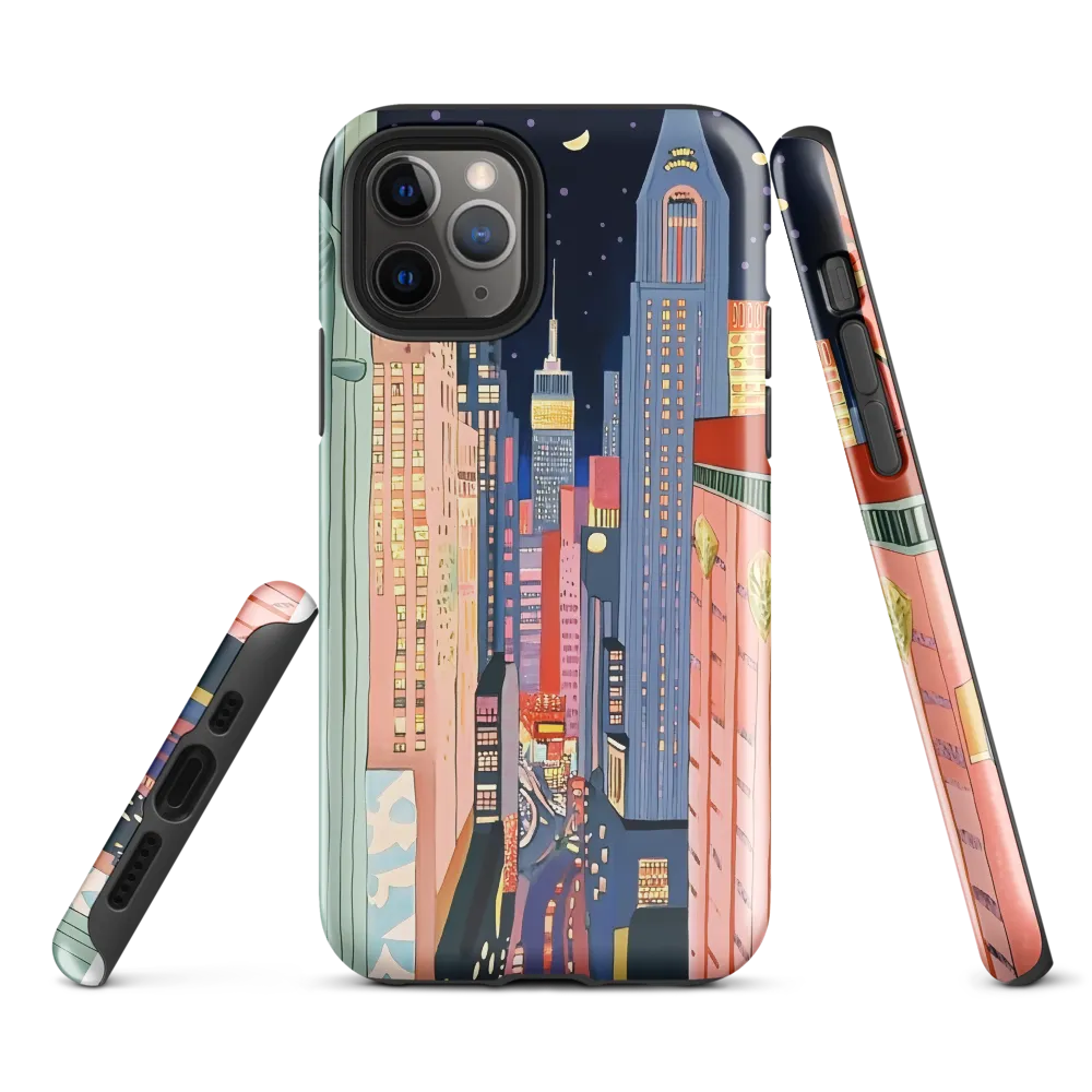 Urban Dreamscape: A Pop Art Night | Phone Case |  11 Pro | Tough Case | Glossy
