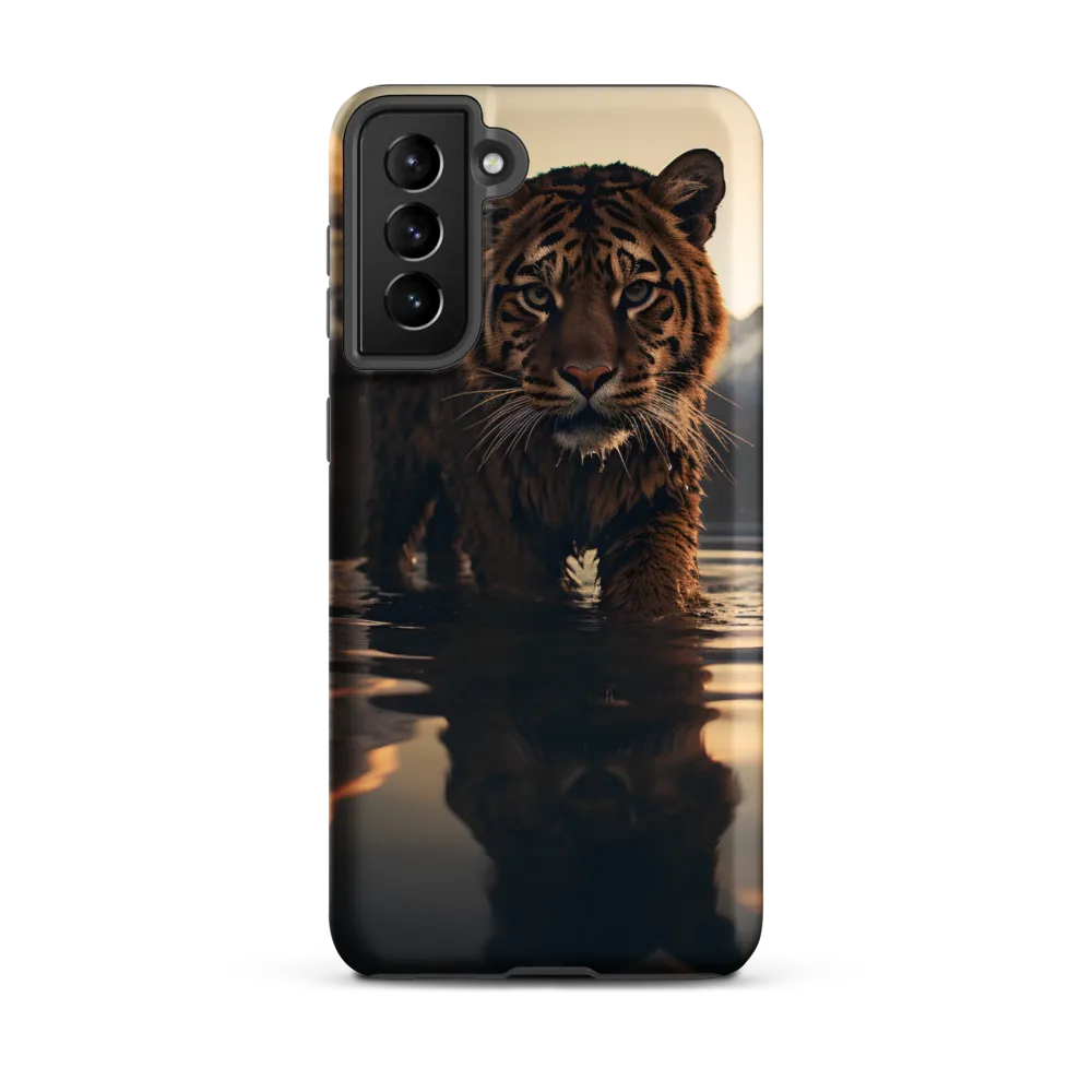 Majestic Reflection: The Tiger's Domain
