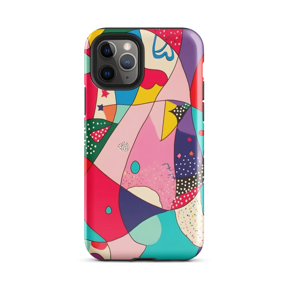 Playful Geometry in Color | Phone Case |  11 Pro | Tough Case | Glossy