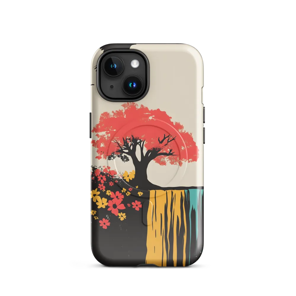 Serene Cascade of Colors