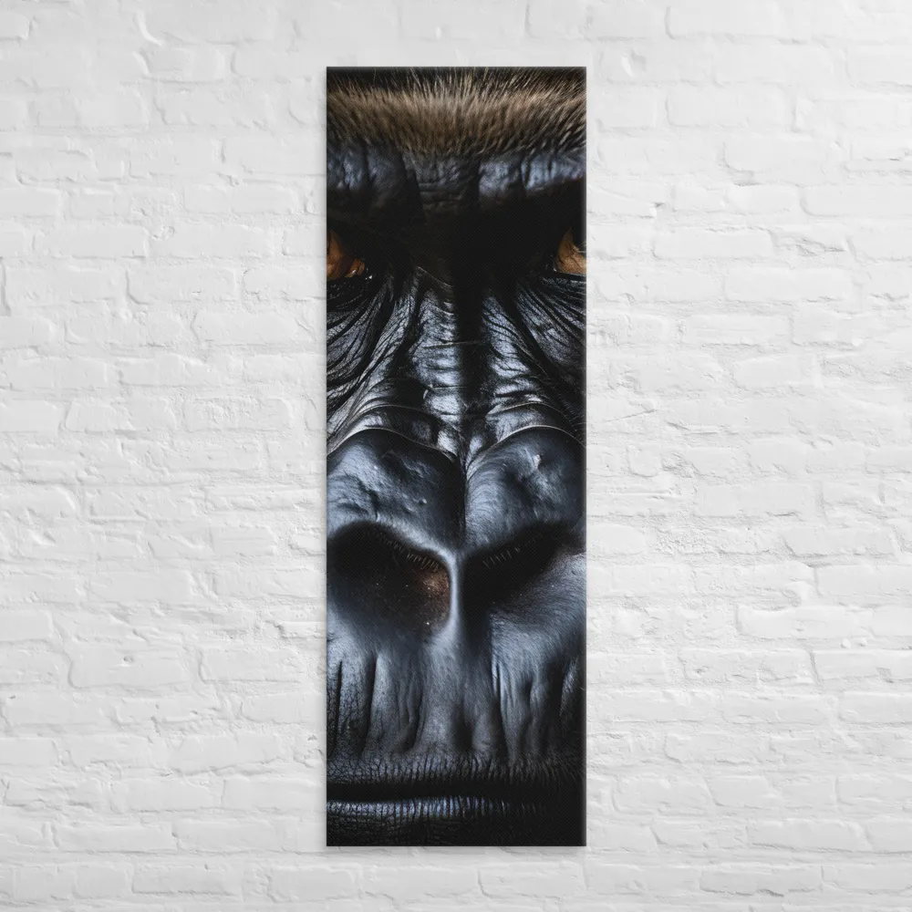 Gaze of the Wild: A Gorilla's Portrait