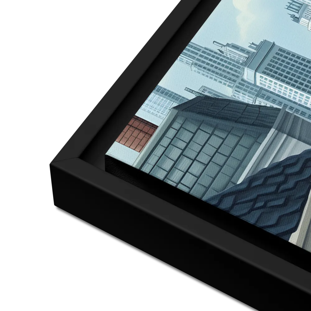 Urban Symphony | Canvas with Black Frame | 16″×20″