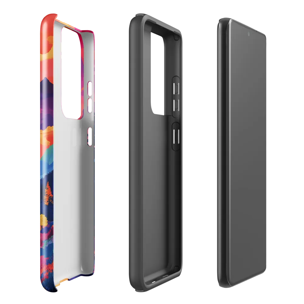 Radiant Serenity: A Surreal Landscape | Phone Case |  S21 Ultra | Tough Case | Glossy