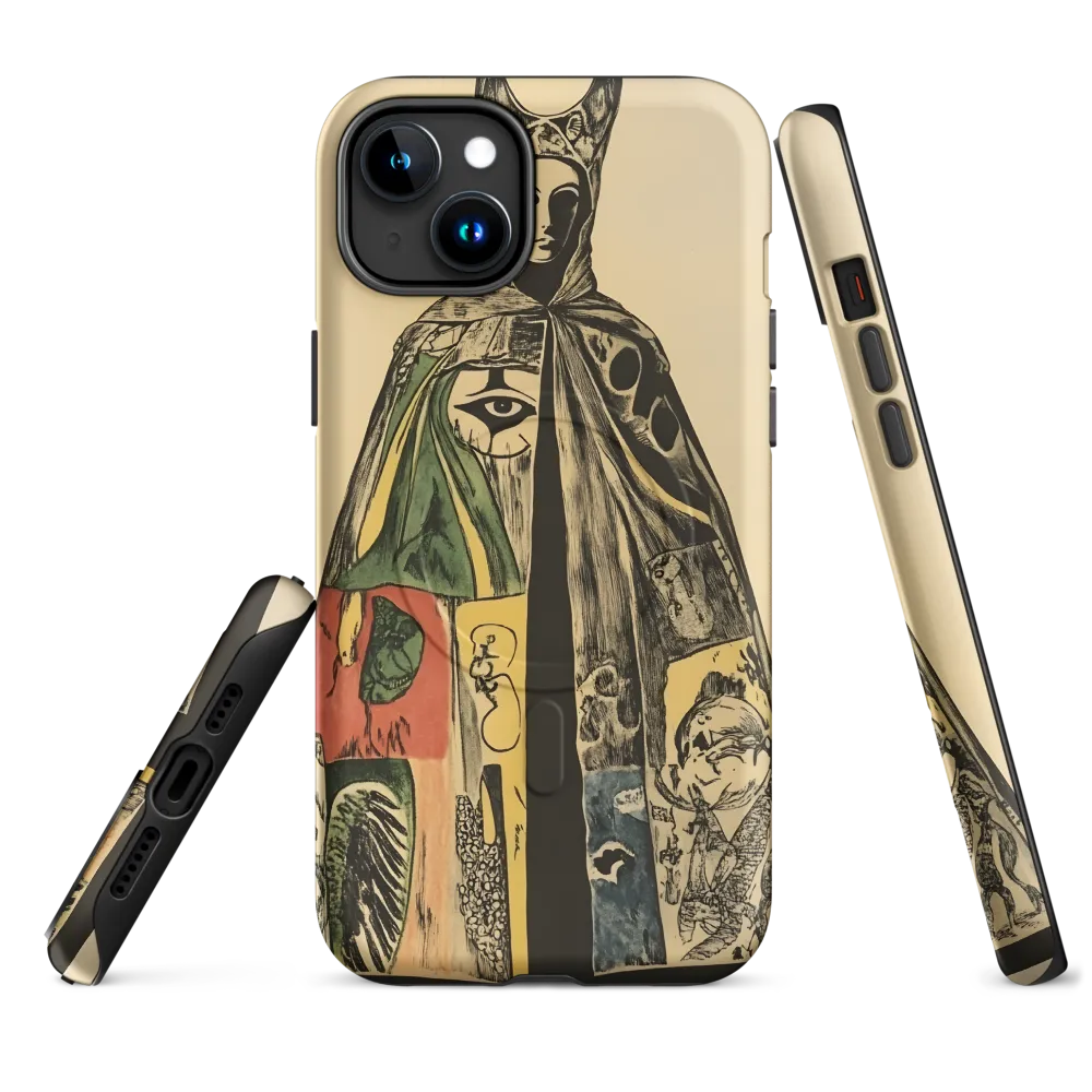 Mystical Cloak of Symbols | Phone Case |  15 Plus | MagSafe® Tough Case | Matte