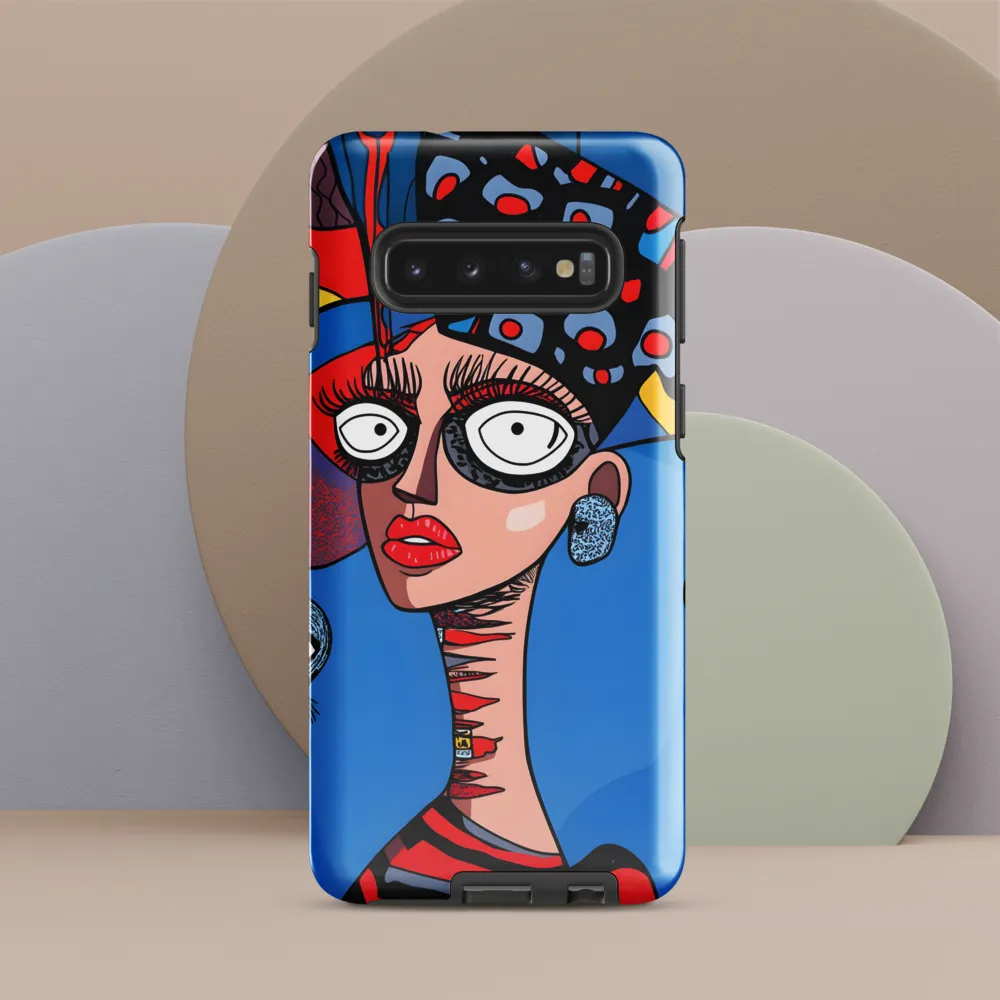 Patterned Headdress — Elongated Portrait